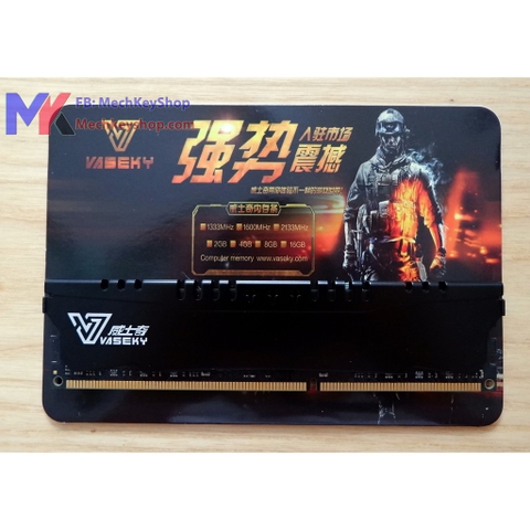 Ram PC DDR3 8GB bus 1600 có tản, Vaseky DDR3 8gb Bus 1600 [GJ]
