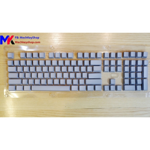 Bộ keycap 108 phím Thick PBT, Grey NINJA