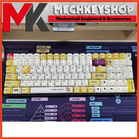 Bộ Keycap Mario 2021 120 nút Nhựa PBT Profile Cherry