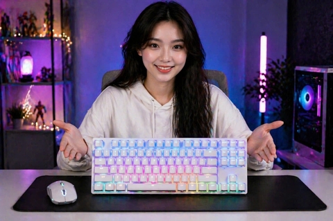 Bàn Phím Cơ Cherry MX 3.0S TKL RGB Cũ - Switch Blue Giá Rẻ