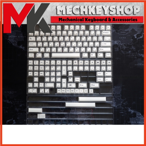 Bộ nút keycap song ngữ BOW Thick PBT Cherry Profile cho bàn phím cơ
