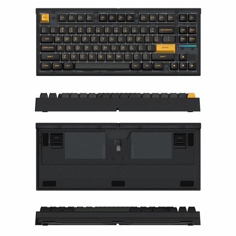 Bàn phím cơ FL-Esports FL750 Polar Night (Gasket-mount, hotswap, 3 modes) - MKShop