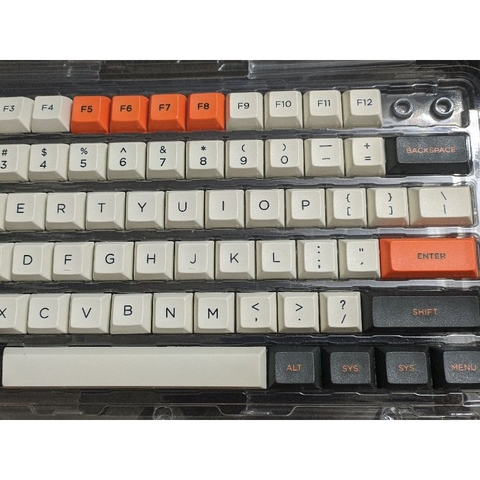 Bộ keycap Carbon PBT Double Shot DSA profile