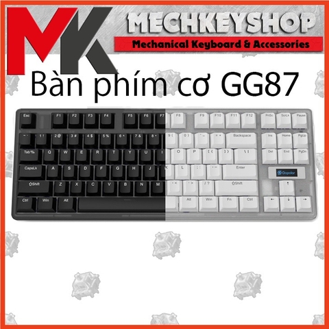 Bàn phím cơ Gopolar GG87 Keymap QMK/VIA có màn Oled