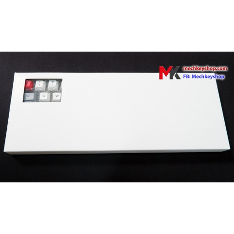 Bộ keycap dùng cho bàn phím cơ GK64s GK64, trắng phối xám