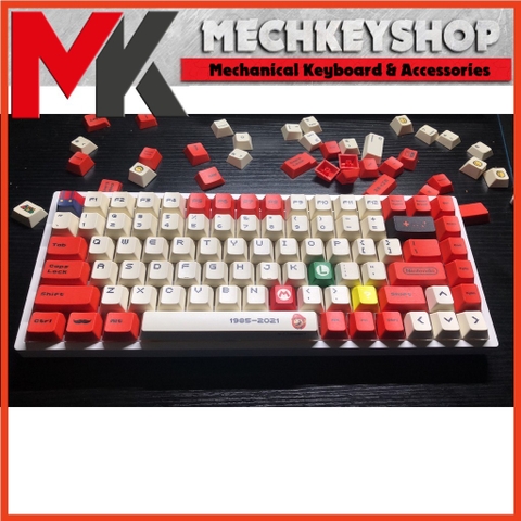 Bộ Keycap Mario 2021 120 nút Nhựa PBT Profile Cherry