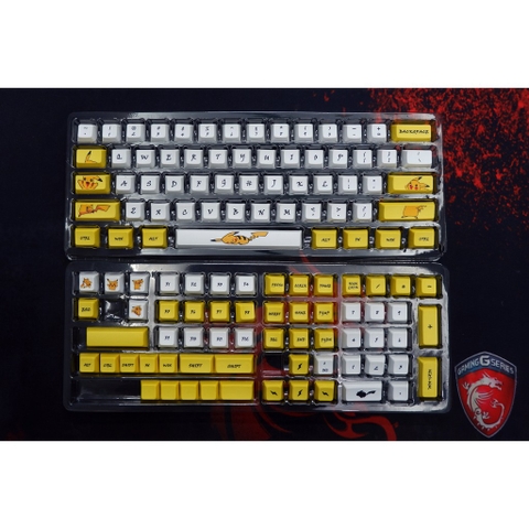 Bộ keycap Pikachu profile XDA cho bàn phím cơ