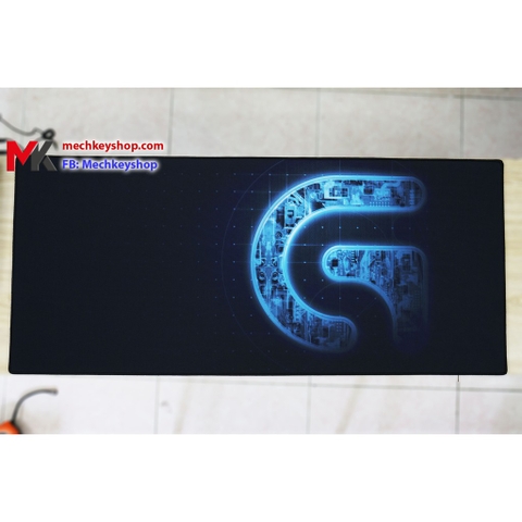 [Ảnh thật] Tấm lót chuột cỡ 90*40 cm dày 4mm, hình Logitech