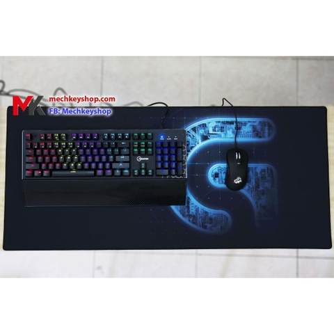 [Ảnh thật] Tấm lót chuột cỡ 90*40 cm dày 4mm, hình Logitech