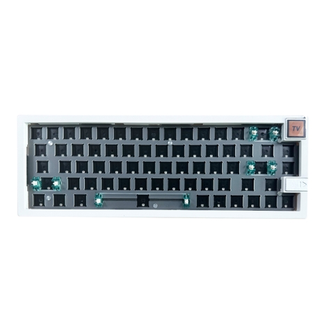 Kit bàn phím cơ Zuoya GMK67S không dây 3 mode keymap VIA RGB hotswap mạch xuôi