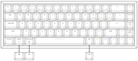 Bàn phím cơ Keychron K6 Hotswap RGB Aluminium Edition