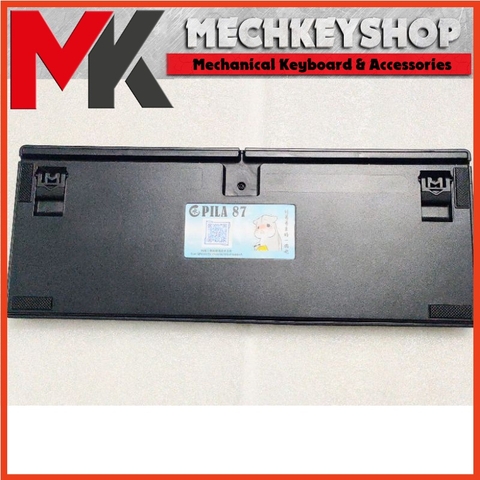 Bộ kit bàn phím cơ Pila87 hỗ trợ QMK VIA, Mạch xuôi, Led RGB hotswap