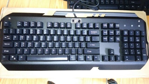 Bàn phím cơ ET-V5 Không led black switch