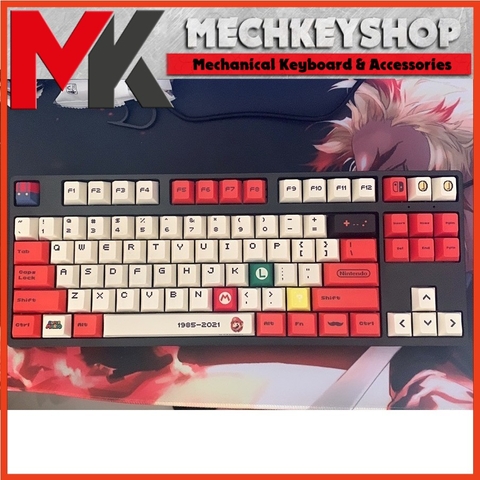 Bộ Keycap Mario 2021 120 nút Nhựa PBT Profile Cherry