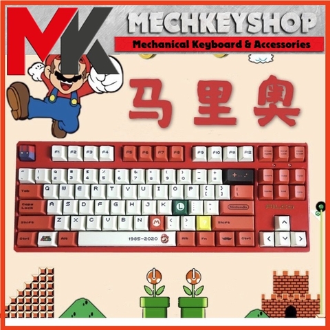 Bộ Keycap Mario 2021 120 nút Nhựa PBT Profile Cherry