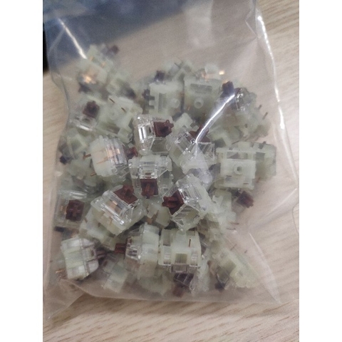 Bộ 68 công tắc switch Gateron Cap Brown cho bàn phím cơ