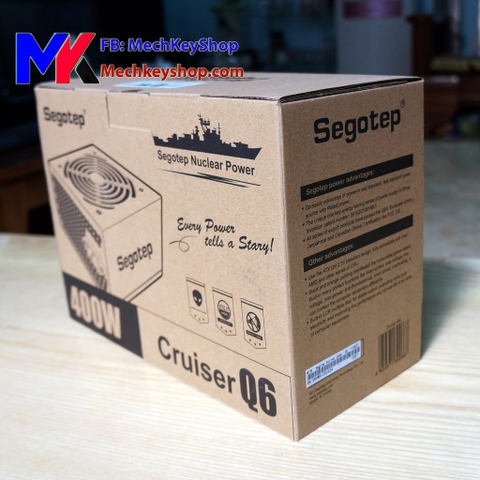 Nguồn Segotep Q6 400w Cruiser Chính hãng - Bảo hành 2 năm