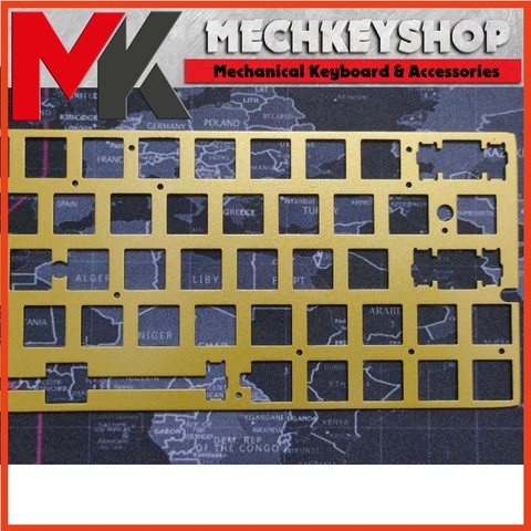 Tấm plate đồng layout 64 cho bàn phím cơ DZ60 GH60 GK64
