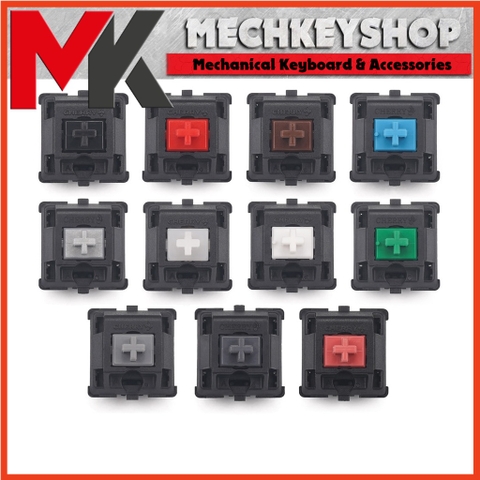 Combo 5 công tắc bàn phím Cherry Hyperglide HB Black Brown Red