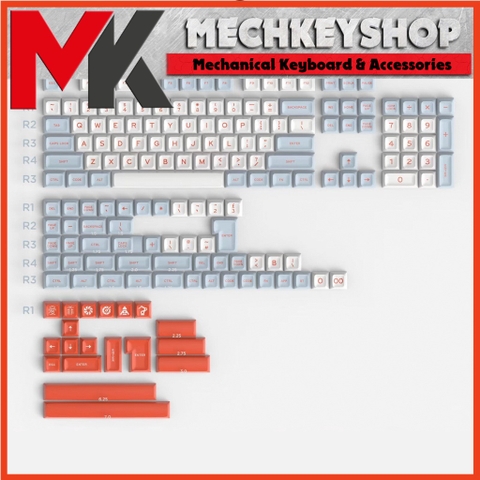 Bộ nút Keycap SALMON SA AIFEI 172 nút bàn phím ABS DOUBLE SHOT
