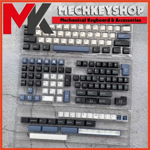 Bộ 173 nút keycap Arctic ABS Double shot Cherry Profile