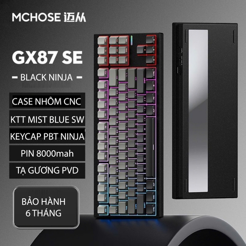 MCHOSE GX87 Aluminum Mechanical Keyboard - Bàn Phím Cơ MCHOSE GX87