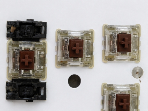 Bàn Phím Cơ Keydous NJ68 Dual Mode (Cũ) - Mạch Hotswap, Switch Cherry Brown | MKShop
