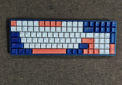 Bàn Phím Cơ iQunix F96 (Cũ) - Vỏ Nhôm, Cherry Red RGB, Layout 96% | MKShop