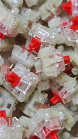 Combo 87 Switch Cherry MX Red RGB (Cũ) - 3 Pin, Tháo Phím Hotswap | MKShop