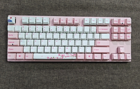 Bàn Phím Cơ Varmilo VA87M Cherry Blossom (Cũ) - TKL, Cherry Red | MKShop