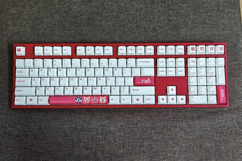 Bàn Phím Cơ Varmilo VA108M Bản Kỷ Niệm 2018 (Cũ) - Fullsize, Cherry Brown | MKShop
