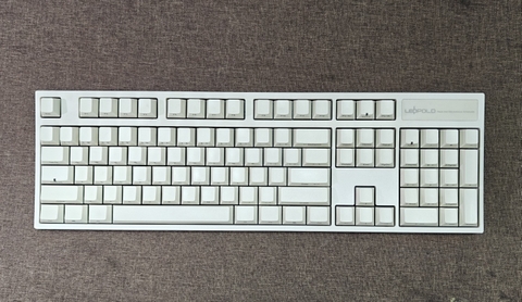 Bàn Phím Cơ Leopold FC900R White Side Print (Cũ >90%) - Cherry Black | MKShop