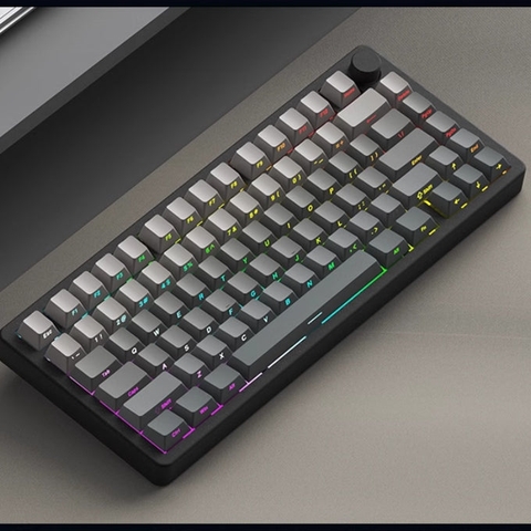 Monka A75 Max - Bàn Phím Cơ 75% Cao Cấp, Nhôm CNC, 3 Chế Độ Kết Nối, QMK VIA | MKShop