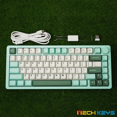 Monka A75 Max - Bàn Phím Cơ 75% Cao Cấp, Nhôm CNC, 3 Chế Độ Kết Nối, QMK VIA | MKShop