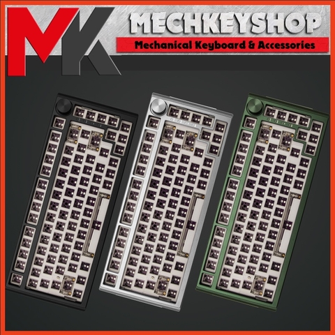 Kit bàn phím cơ CK820 Aluminum, 3 mode, mạch xuôi, gasket mount | MKSHOP