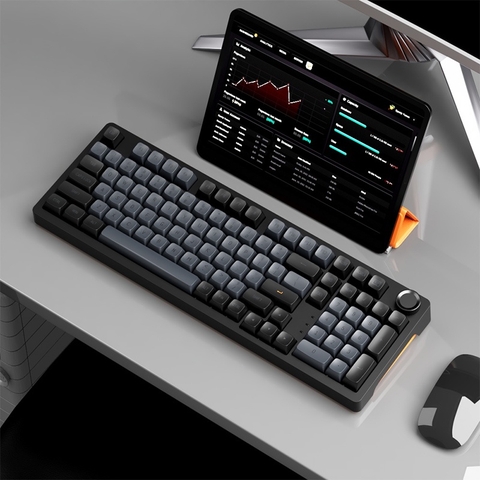 Bàn phím cơ JamesDonkey RS2 V2.0  Hotswap thế hệ mới, 3 mode, RGB, Gasket Mount Pro, Núm vặn