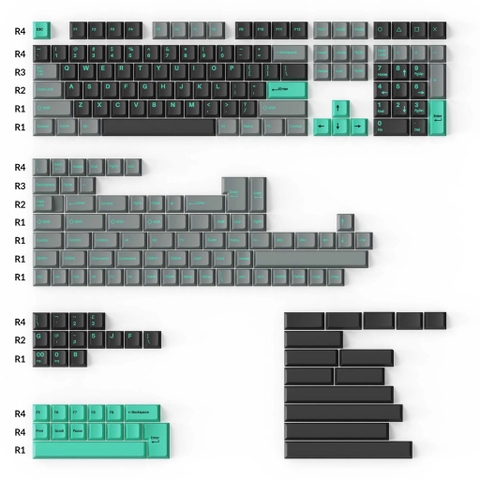 Bộ nút Keycap Keychron PBT Double Shot 219 phím nhiều mẫu