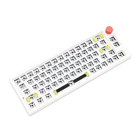 Bàn phím cơ DUKHARO VN66 kết nối 3 chế độ | Mạch xuôi | Knob núm vặn