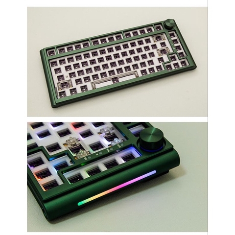 Kit bàn phím cơ CK820 Aluminum, 3 mode, mạch xuôi, gasket mount | MKSHOP