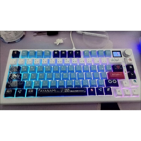 KIT Bàn phím cơ không dây XJ80 | MẠCH XUÔI | HOTSWAP Led RGB | Type C | Bluetooth 5.0 | Wireless 2.4G