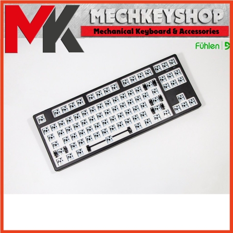 Kit bàn phím cơ custom Fuhlen CK87S (hotswap XUÔI, sandwich mount, RGB)