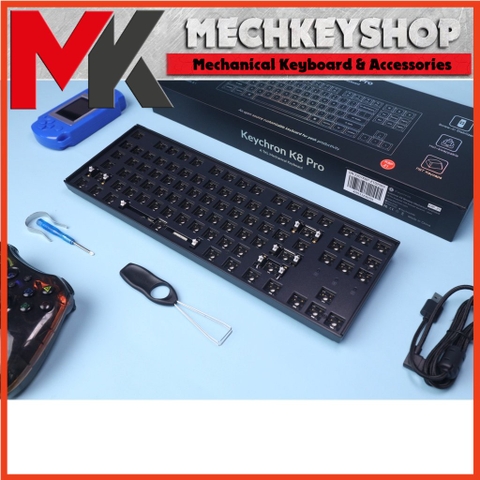 Kit Bàn Phím Cơ Keychron K8 Pro K6 Pro QMK VIA Bluetooth/ Type C Mạch Xuôi RGB Hotswap