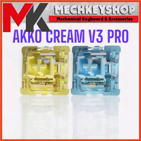 Hộp công tắc switch Akko V3 Pro Piano Cream Yellow  Blue cho bàn phím cơ