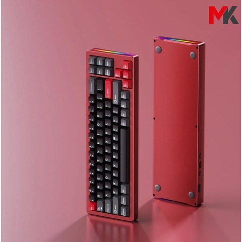 Bàn phím cơ Xinmeng  XM M71 Nhôm CNC 3 Mode LED NỀN + VIỀN RGB Hotswap 5 pin Pin 4600 mAh