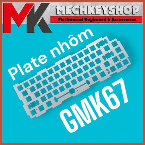Plate nhôm dùng cho GMK67, plate nhôm bàn phím cơ
