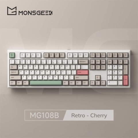 Monsgeek MG108B- Bàn phím cơ MG108B Full Size 3 MODE HOTSWAP RGB