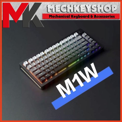 Bàn phím cơ Monsgeek M1W nhôm CNC 3 chế độ kết nối ( 2.4G | Bluetooth | Type C) Full phím RGB Hotswap mạch xuôi