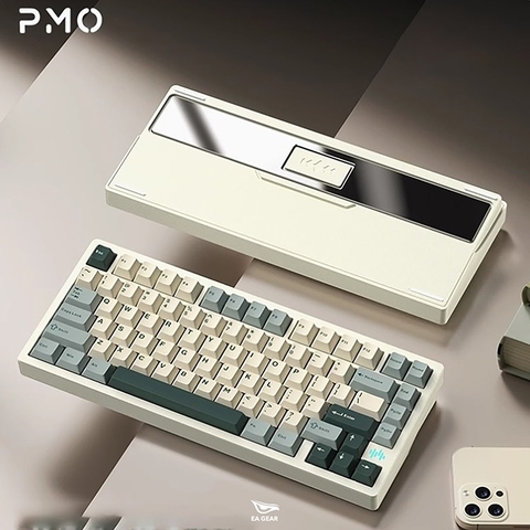 Bàn Phím Cơ PMO WAVE75 | 3 Chế Độ, Via, Ball Catch, Nhôm CNC | MKShop