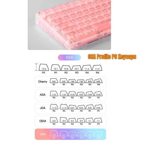 [HÀNG SẴN] Bàn phím cơ Monsgeek ice75 3 mode,mạch xuôi, vỏ trong suốt, đèn led rgb cực đẹp, hostswap,gasket mount