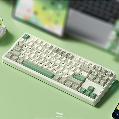 Bàn Phím Cơ Riccks RS8 LED Viền - 3 Chế Độ, Keymap Via, Hotswap RGB | MKShop